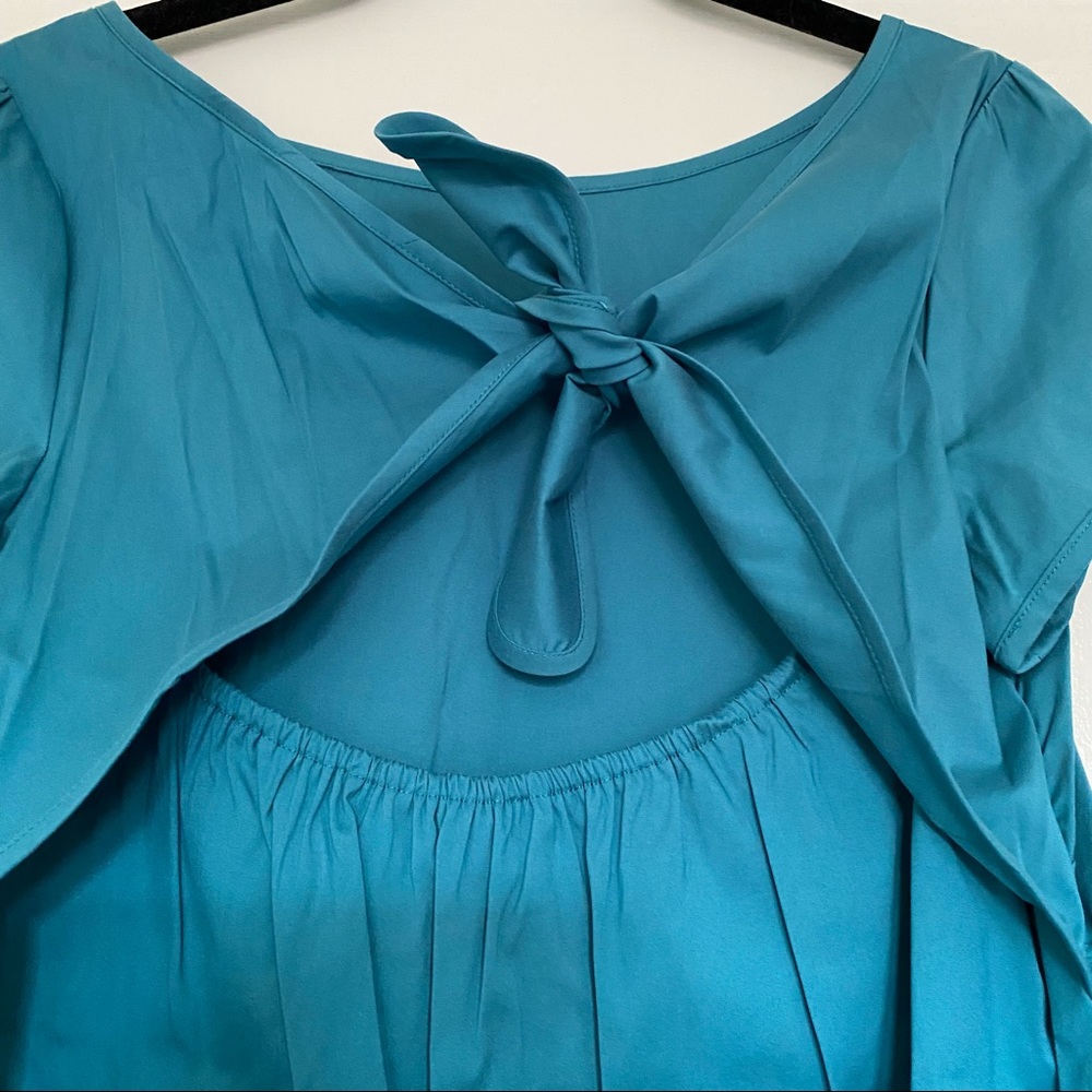 TIED BLUE TOP - Picture 2 of 5